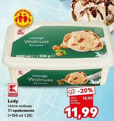 Lody promocja w Kaufland