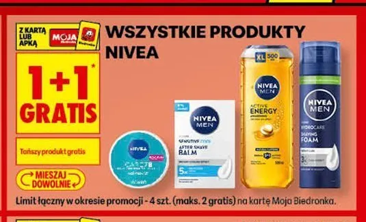 Produkty Nivea promocja w Biedronka