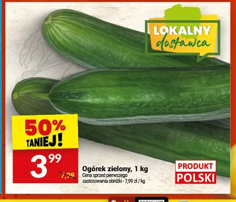 Ogórek zielony promocja w Twój Market