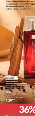 Woda toaletowa Avon Attraction Instinct dla Niego promocja w AVON
