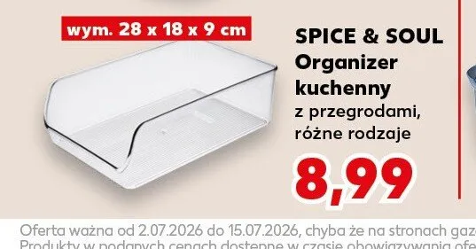 Organizer kuchenny Spice & Soul promocja w Kaufland