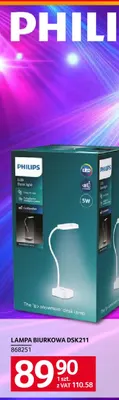 Lampa biurkowa DSK211 Philips promocja w Selgros