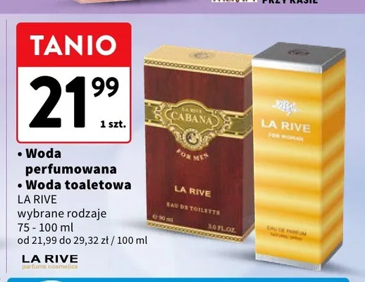 Woda toaletowa La Rive Cabana promocja w Intermarche