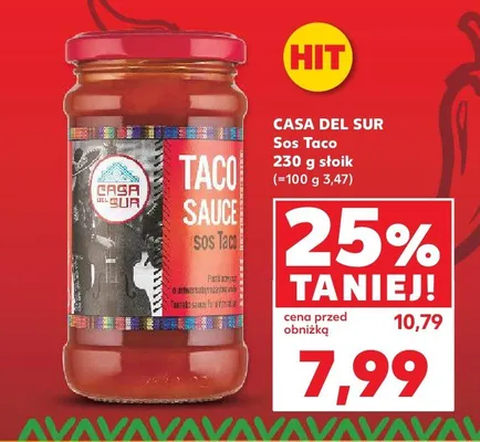 Sos Taco Casa Del Sur promocja w Kaufland