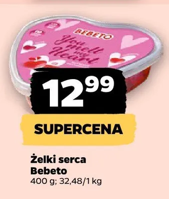 Żelki serca promocja w Netto