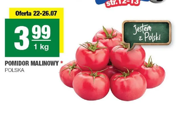 Pomidor malinowy polski promocja w SPAR