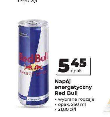 Napój energetyczny Red Bull promocja w Odido