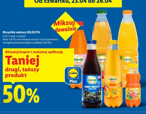 Nektar Solevita promocja w Lidl