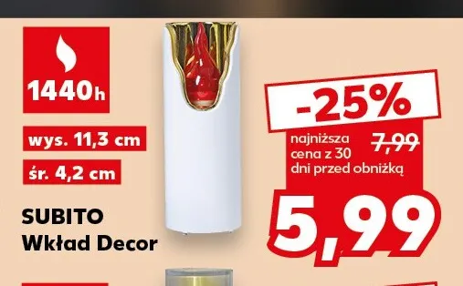 Wkład Decor Subito promocja w Kaufland