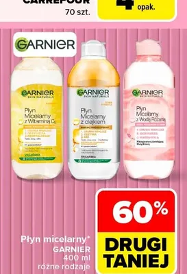 Płyn micelarny Garnier promocja w Carrefour Market