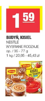 Budyń, kisiel Winiary promocja w SPAR