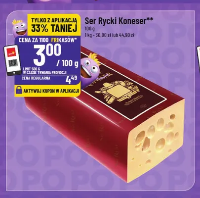 Ser Rycki Koneser promocja w POLOmarket