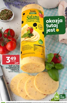 Ser salami z pomidorami i bazylią promocja w Stokrotka