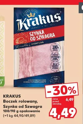 Szynka od Szwagra Krakus promocja w Kaufland