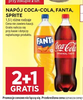 Napój gazowany Sprite promocja w Stokrotka