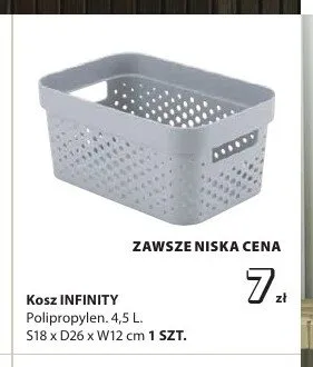 Kosz INFINITY 4,5 l promocja w Jysk