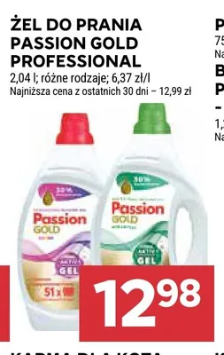 Żel do prania Passion Gold Professional Color promocja w Stokrotka