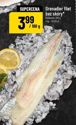Filet grenadier bez skóry promocja w POLOmarket