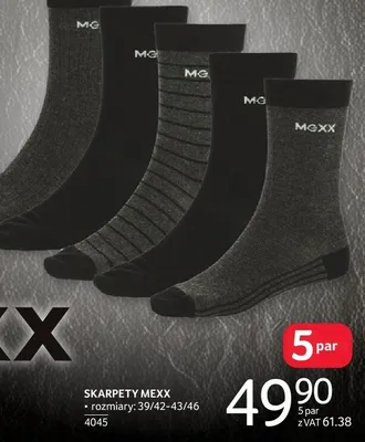 Skarpety MEXX, rozmiary 39/42-43/46 promocja w Selgros