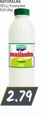 Maślanka naturalna Krasnystaw promocja w Słoneczko