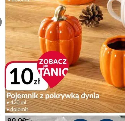 Pojemnik z pokrywką dynia promocja w Salony Agata