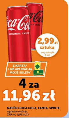 Napój Coca-Cola Original Taste promocja w ABC