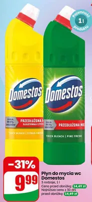 Płyn do mycia wc Domestos Pine Fresh promocja w Dino