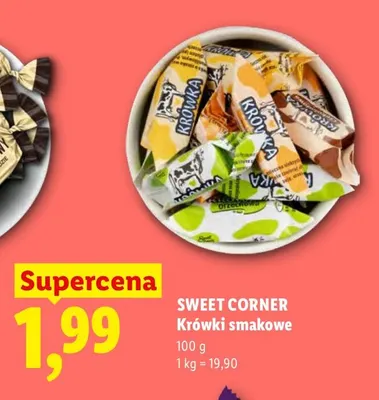 Krówki smakowe Sweet Corner promocja w Lidl