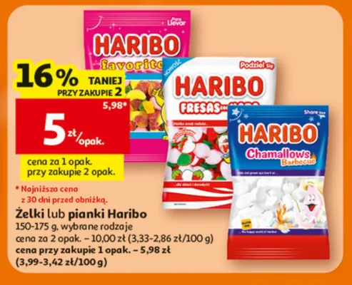 Pianki Haribo Chamallows Barbecue promocja w Auchan