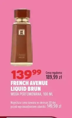 Woda perfumowana Liquid Brun French Avenue promocja w Drogerie Natura