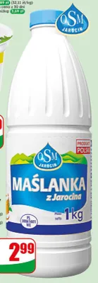 Maślanka spożywcza OSM Jarocin promocja w Dino