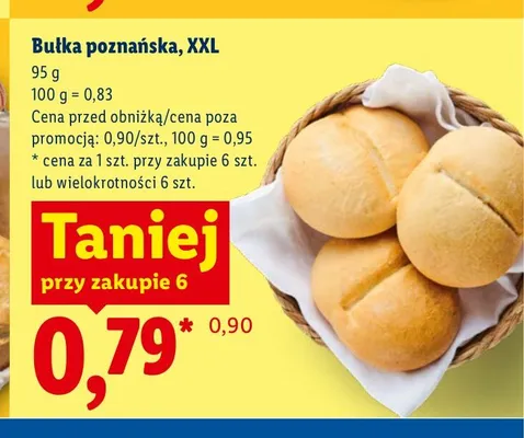Bułka poznańska XXL promocja w Lidl