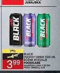 Napój energetyczny Black 500ml promocja w Wafelek