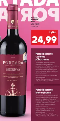 Wino Reserva czerwone półwytrawne 0,75 l promocja w Kaufland