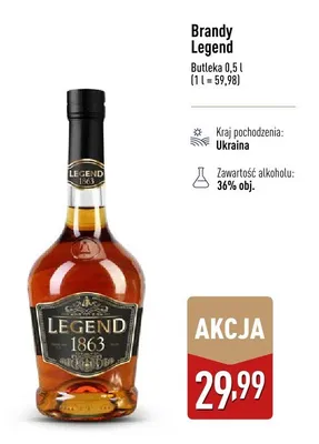 Brandy Legend promocja w Aldi