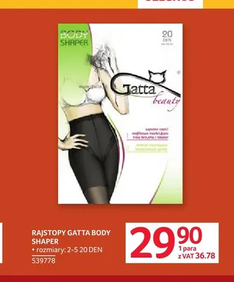 Rajstopy Gatta Body Shaper promocja w Selgros