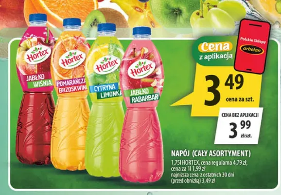 Napój Hortex promocja w Arhelan