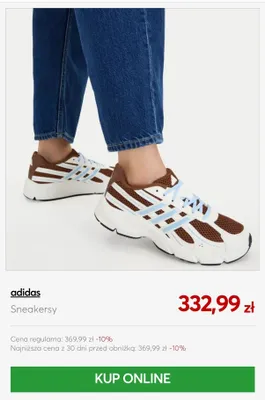 Sneakersy Adidas promocja w eobuwie.pl