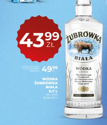 Wódka Żubrówka Biała promocja w Duży Ben