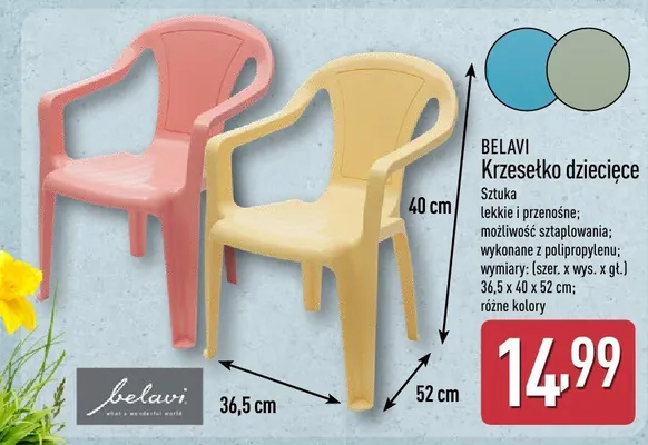 Krzesełko dziecięce promocja w Aldi