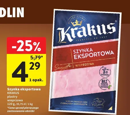Szynka eksportowa promocja w Intermarche