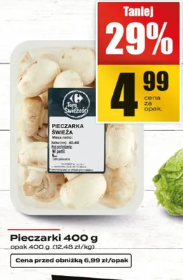 Pieczarki 400g promocja w Supeco