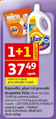 Proszek do prania Vizir promocja w Auchan