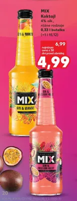 Koktajl Mix różne rodzaje promocja w Kaufland