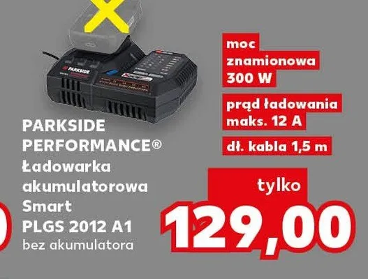 Ładowarka akumulatorowa Smart Parkside Performance PLGS 2012 A1 bez akumulatora promocja w Kaufland