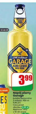 Napój piwny Garage Hard Lemon promocja w Dino