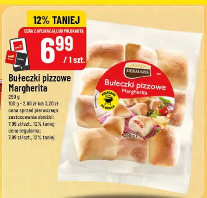 Bułeczki pizzowe Margherita Dermaris promocja w POLOmarket
