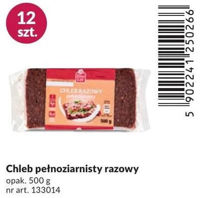 Chleb pełnoziarnisty razowy promocja w Makro