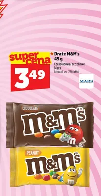 Draże M&M's orzechowe promocja w TOPAZ