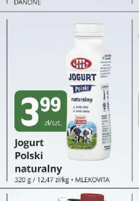 Jogurt Polski naturalny promocja w Marketvita